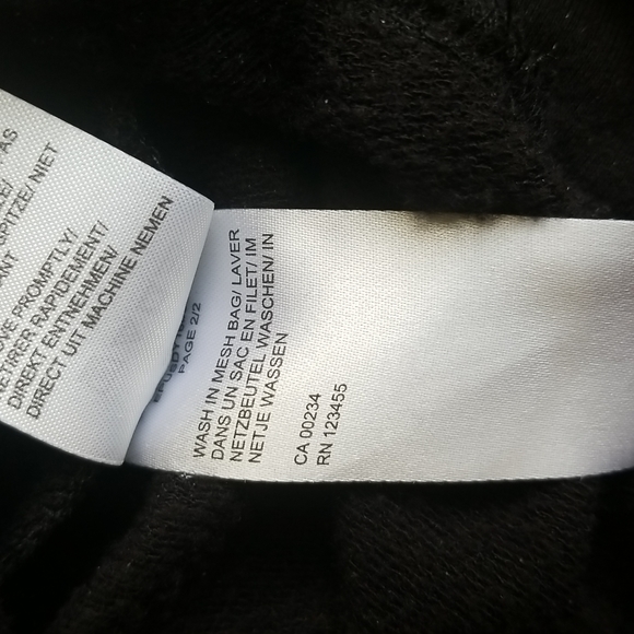 (1x) Lord & Taylor Long Sleeve Top Viscose Blend Lace Shoulders - Picture 8 of 9